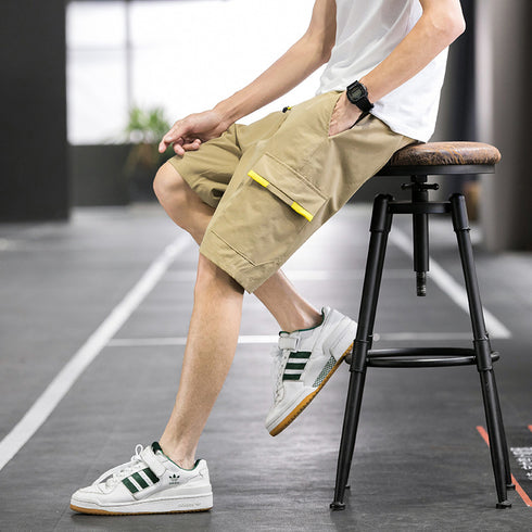 Men's Classic Relaxed Fit Athletic Workout Cargo Shorts